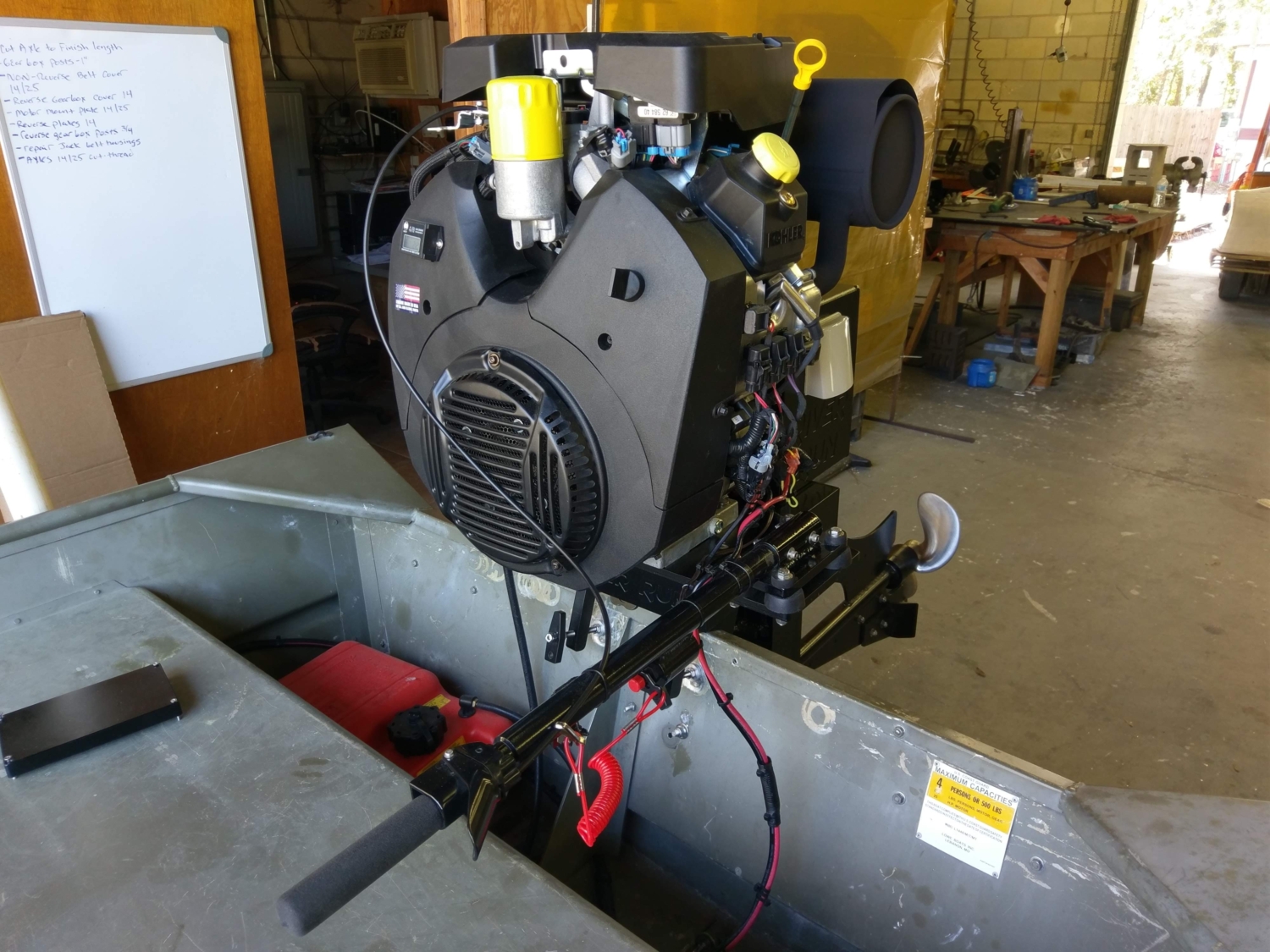 60 HP EFI Fuel Injected Surface Drive Outboard Mud Motor RiverRunMarine