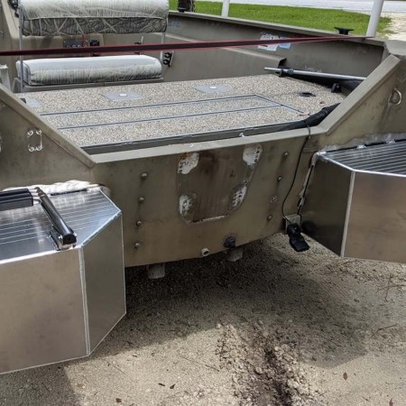 Large Boat Pods Weld On - RiverRunMarine